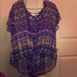 Bisou Bisou Multi-color top